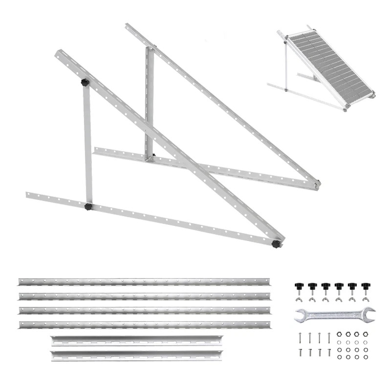 AeternaSol 45in Solar Panel Mounting Brackets Ground Mount Multifunction Adjust