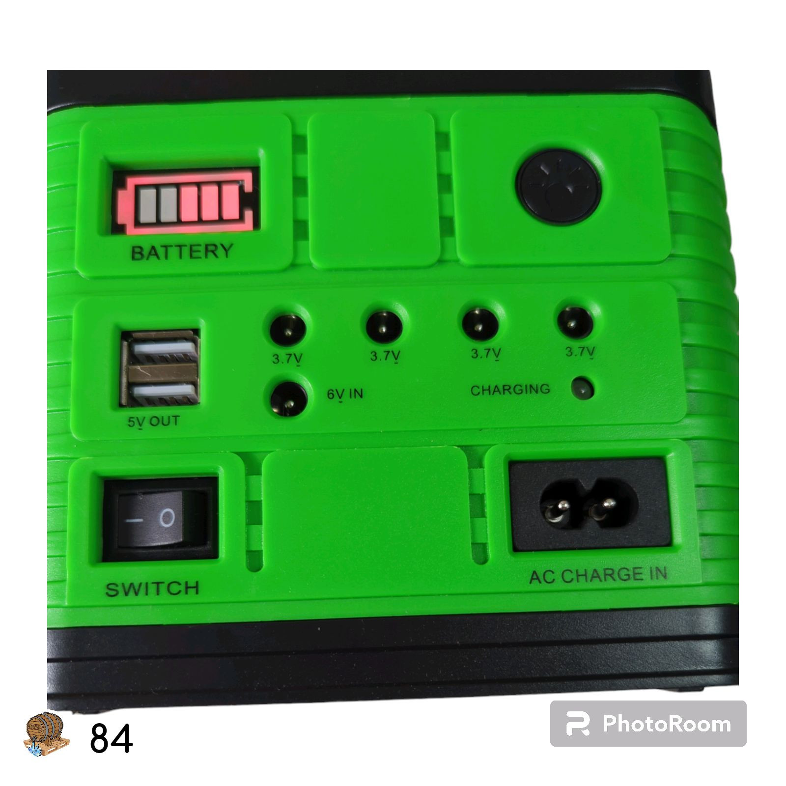 Solar Pannel Portable Generator System Kit with 3 LED Bulbs + Bluetooth Speaker