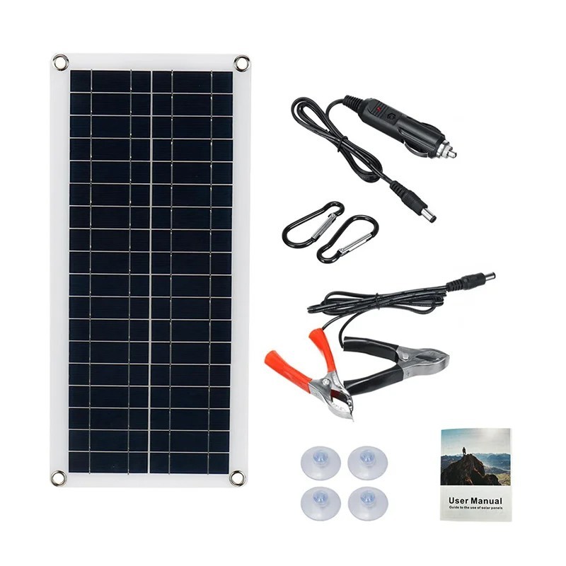 1000W Solar Panel 12V Solar Cell 10A-100A Controller Solar Plate Kit For Home