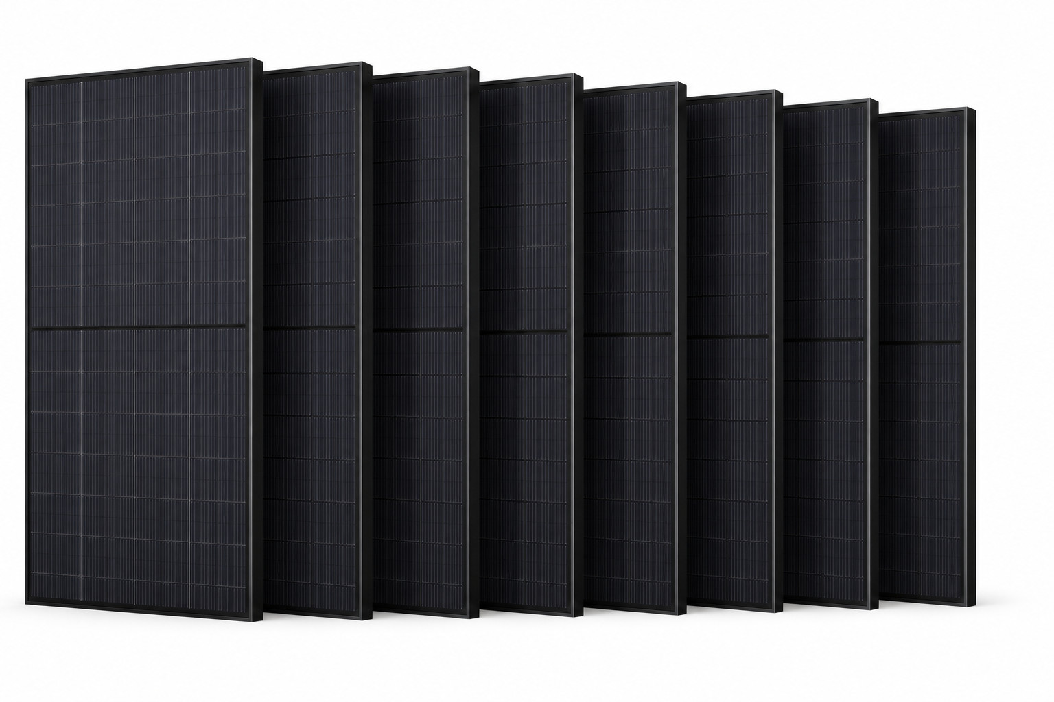 MESSi SOLAR 8 x 450W = 3600W Solar Panels, Bifacial N-Type Mono | Plug-n-Play