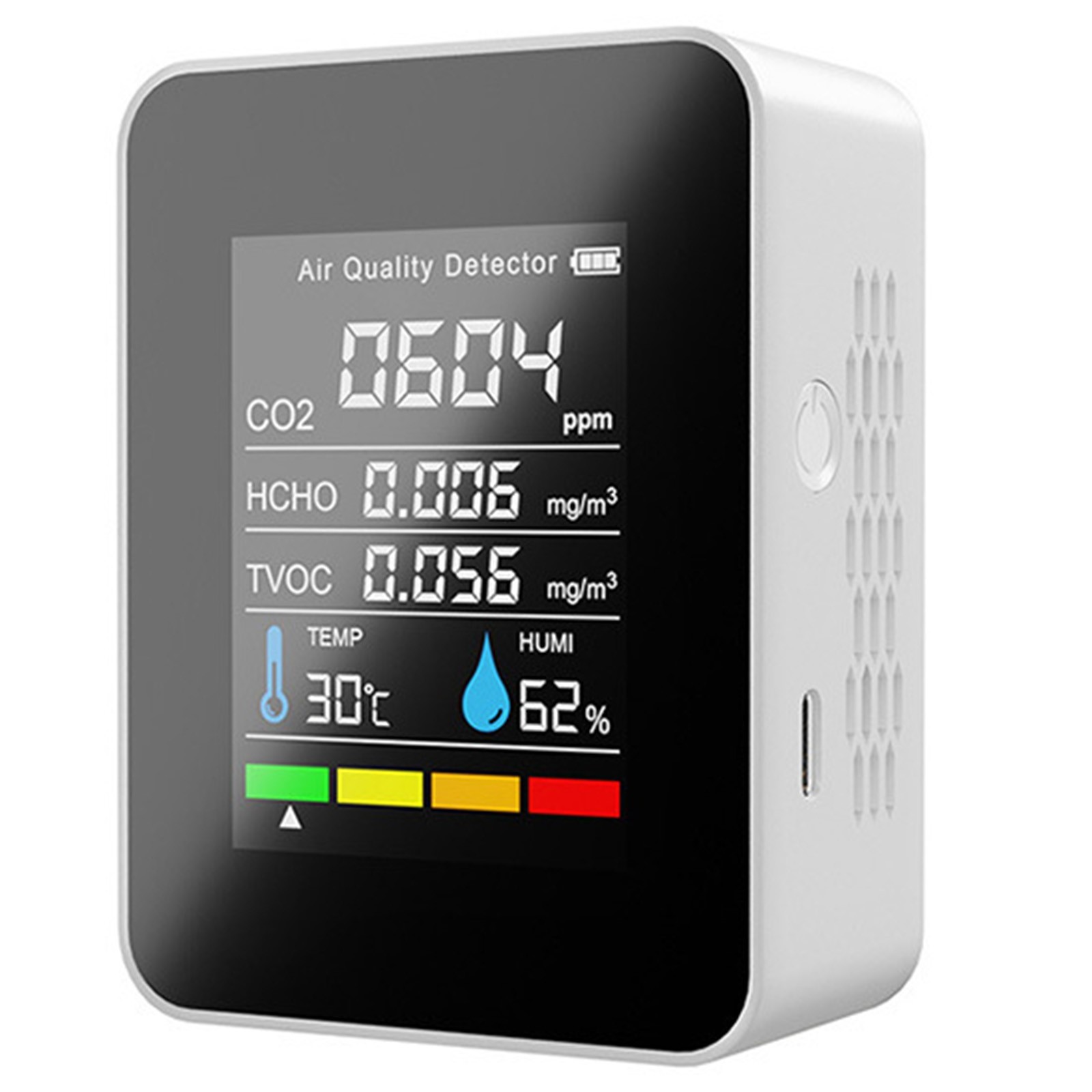 Mini Carbon Dioxide Detector with LCD Display for Temperature & Humidity
