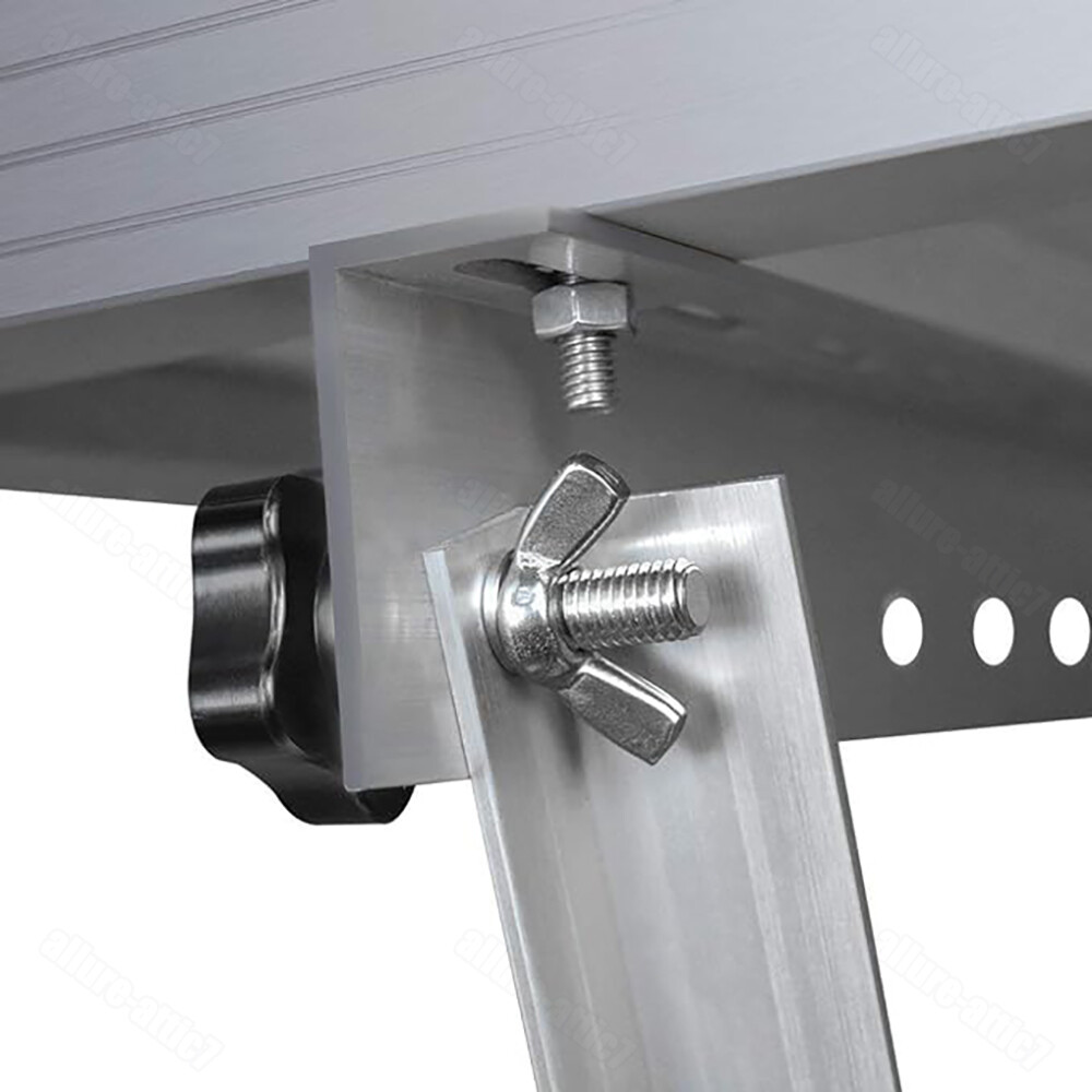 4 Pack 28in Adjustable Solar Panel Tilt Mount Brackets for Roof RV Boat Off-Grid