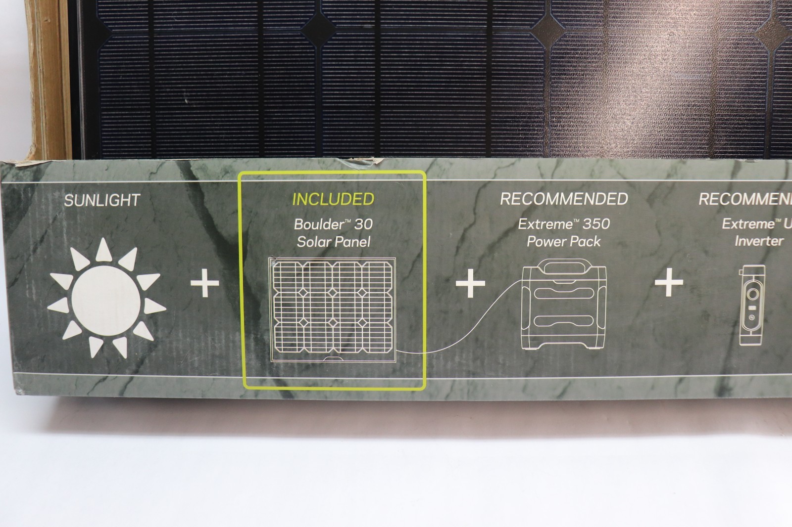 Goal Zero Boulder 30 Solar Panel 30 Watt 12V Portable Power Panel