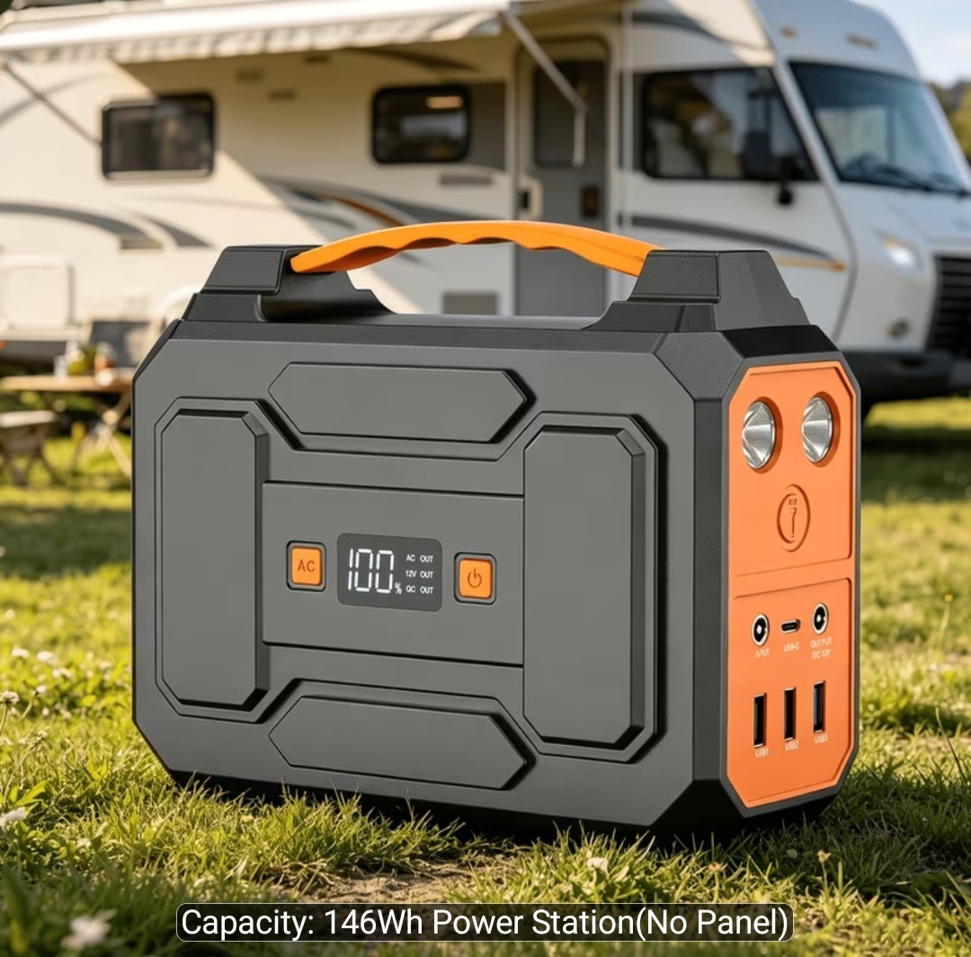 Portable Power Station Solar Generator, High Capacity Battery Pack, with AC…