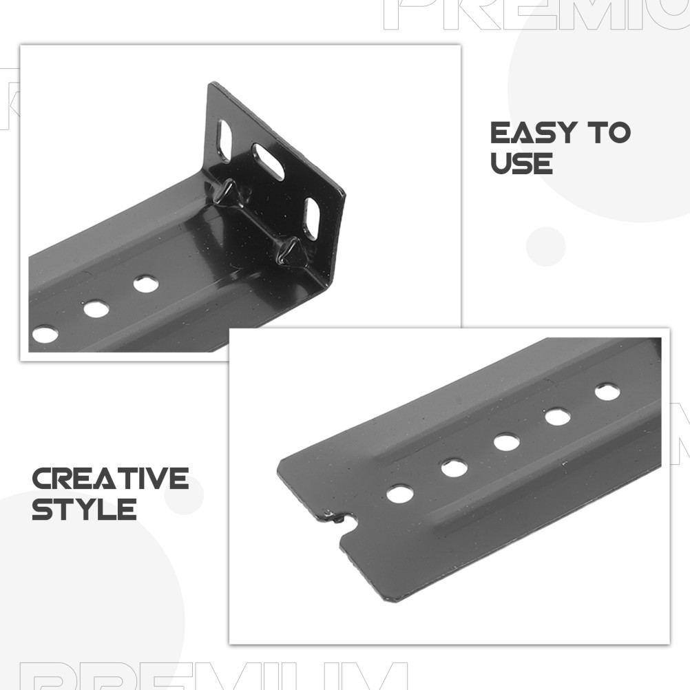 8 Pcs Track Mounting Lifting Lugs Drawer Slide Support Bracket Bottom Brackets