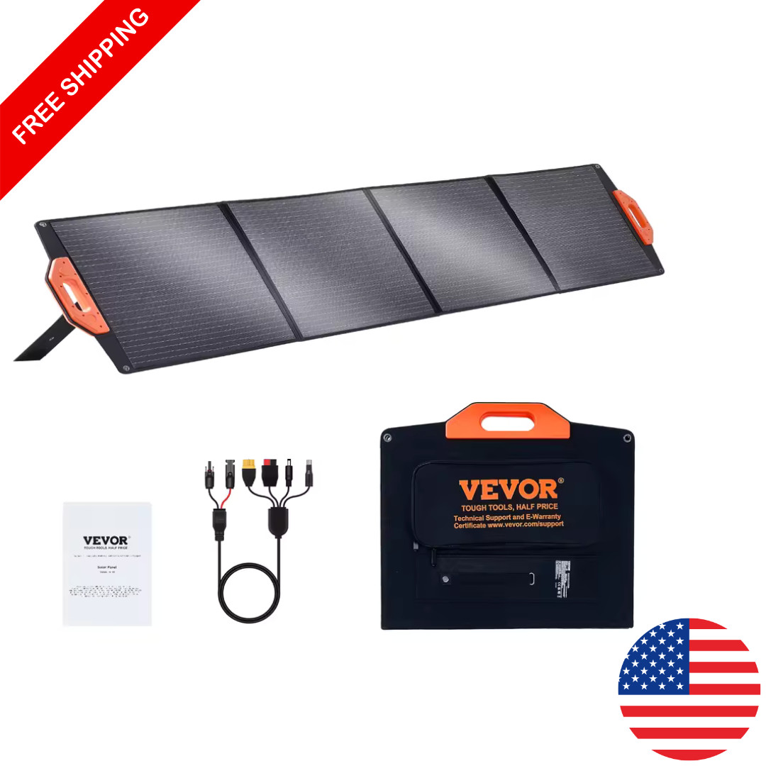 120W Portable Foldable Solar Panel Waterproof ETFE Charger for Power Station Out