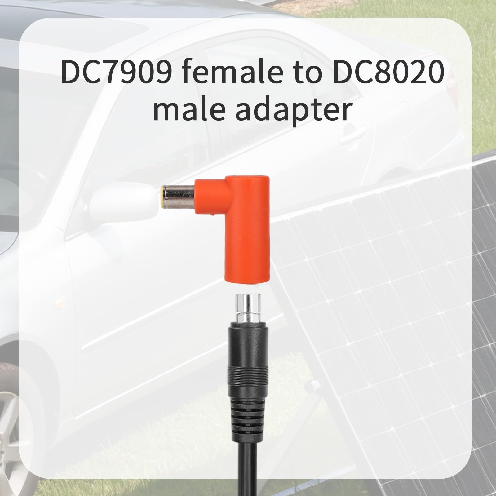 DC8020 Female to DC7909 Male & DC7909 Female to DC8020 Male Adapters, 90-Degr…