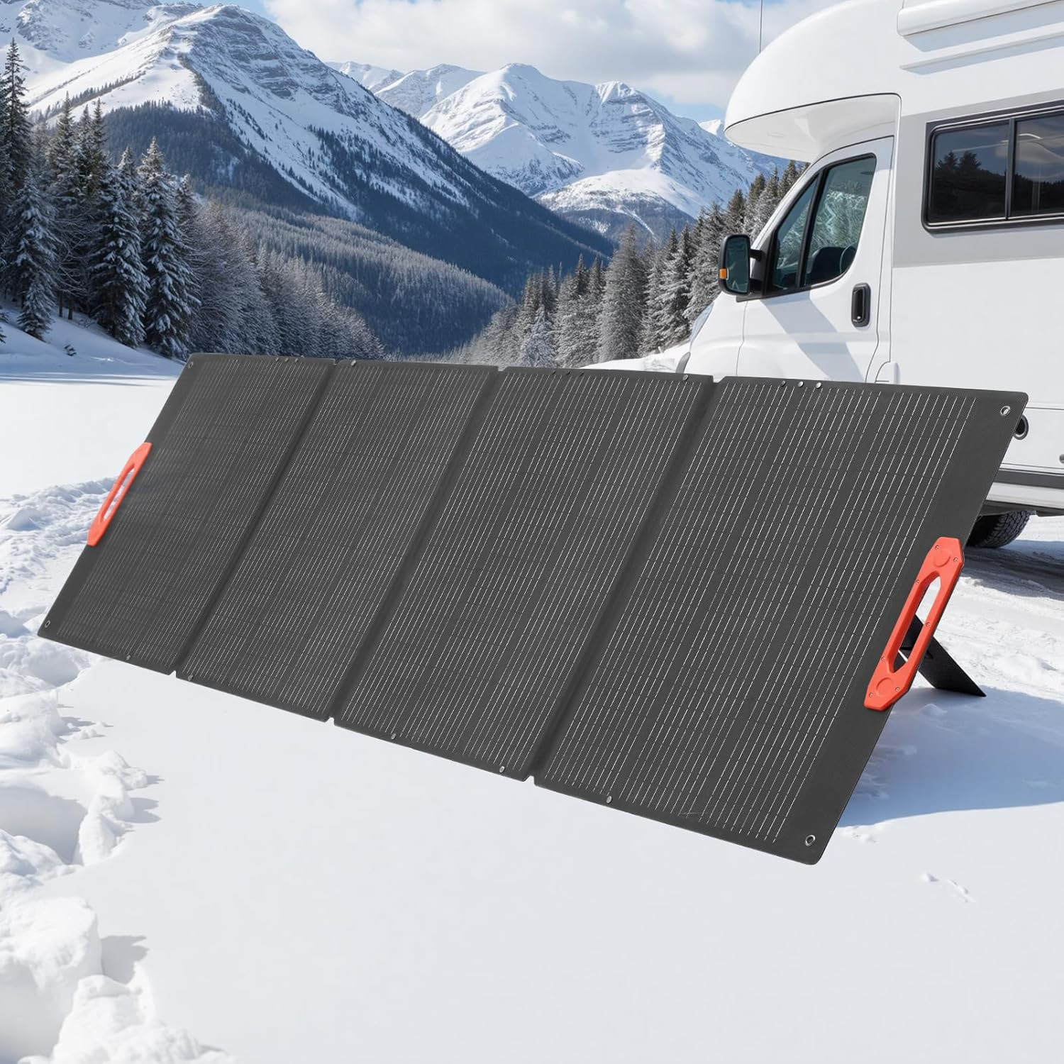 300W Foldable Monocrystalline Solar Panel, 23% High-Efficiency Portable Mono Sol