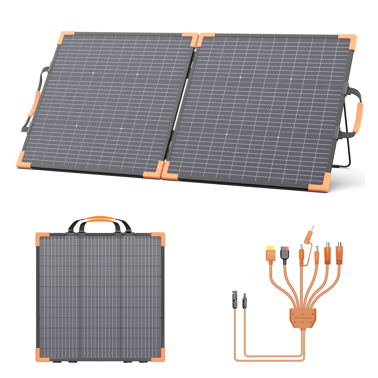 Bifacial Solar Panel 100 200 watt IP68 for BLUETTI Portable Power Station AC180