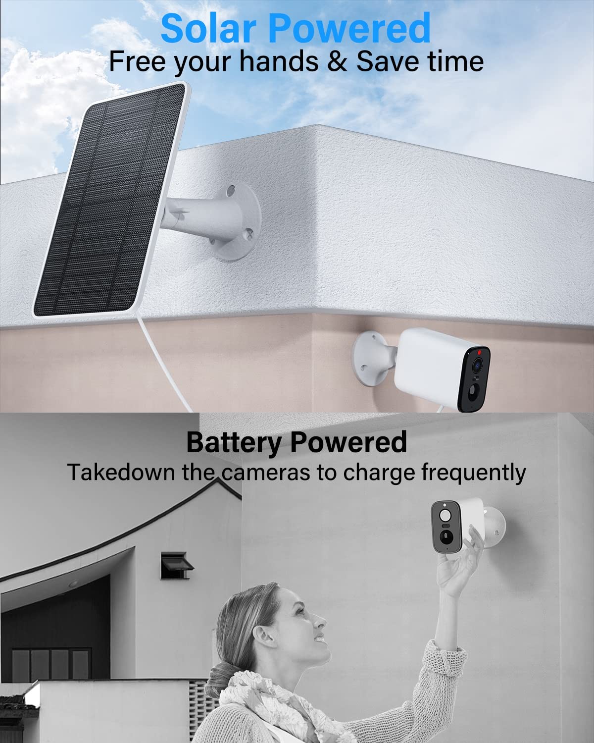 Upgraded Solar Panel Charging Compatible with Arlo Pro 4, Pro 3, Ultra 2, 4W …