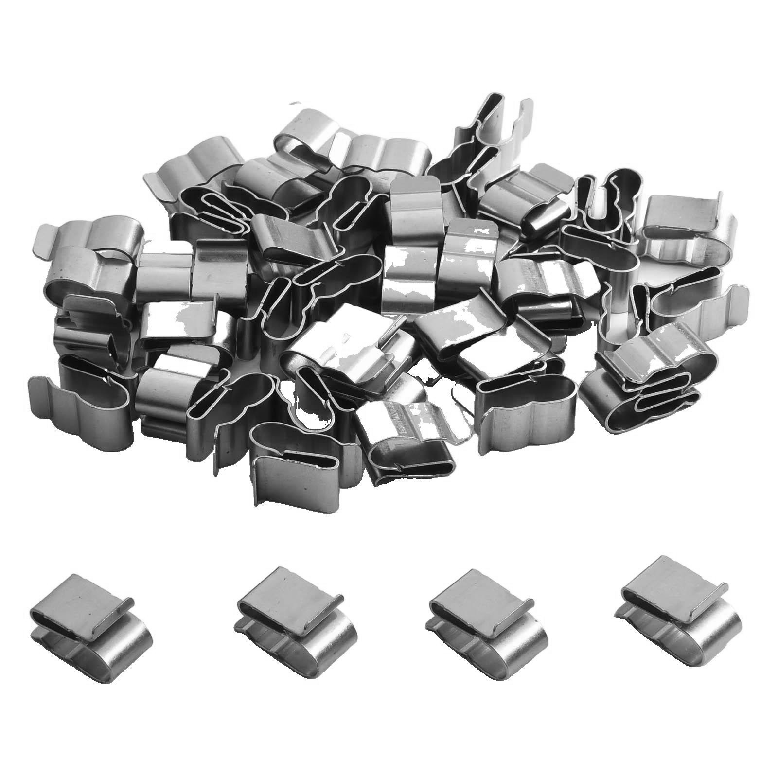 Space-saving Home Use Office Use Stainless Steel Cable Clips Abundant Quantity