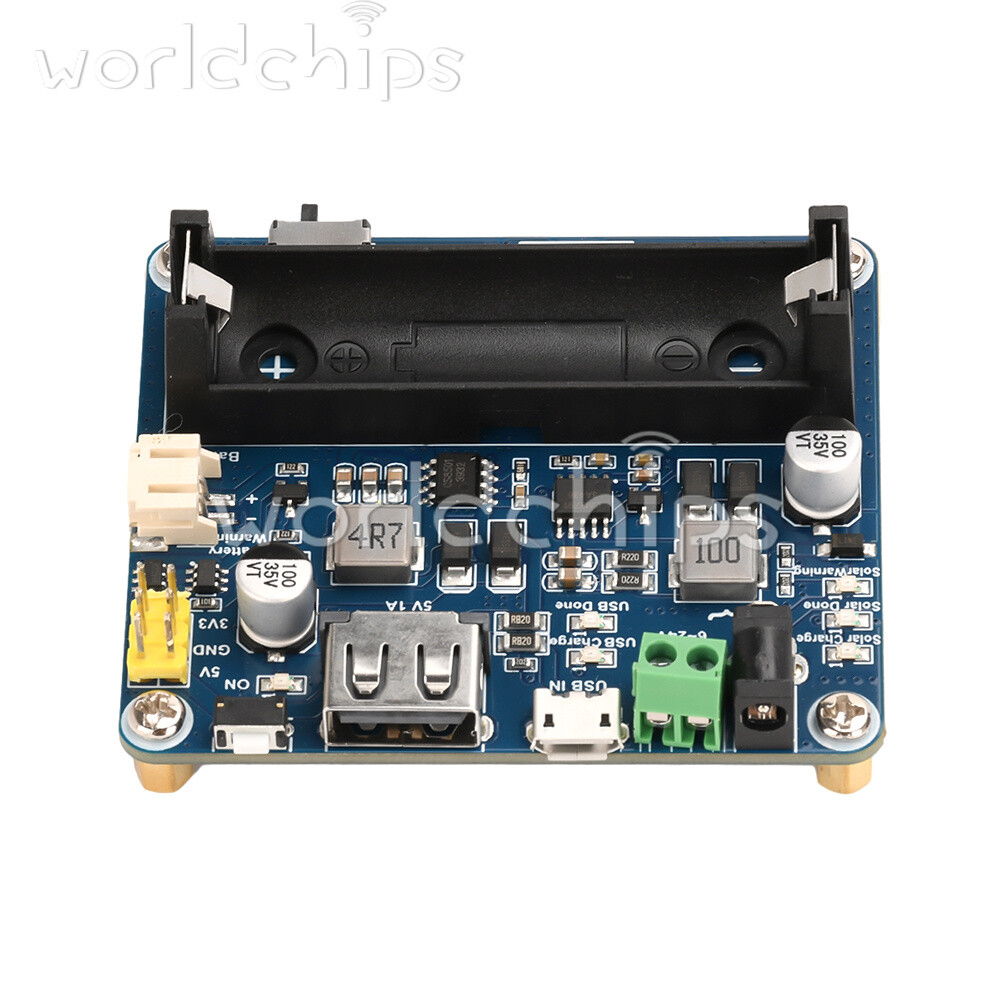 Power Manager Module for 6V~24V Solar Panel Support MPPT USB Battery Charging