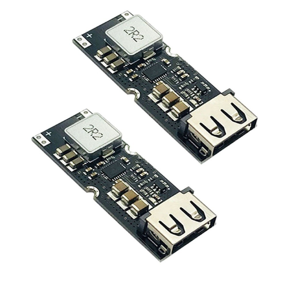 TPS61088A 2PCS 24W Boost Converter Module 2.8V-4.5V to 4.5V-12V Output