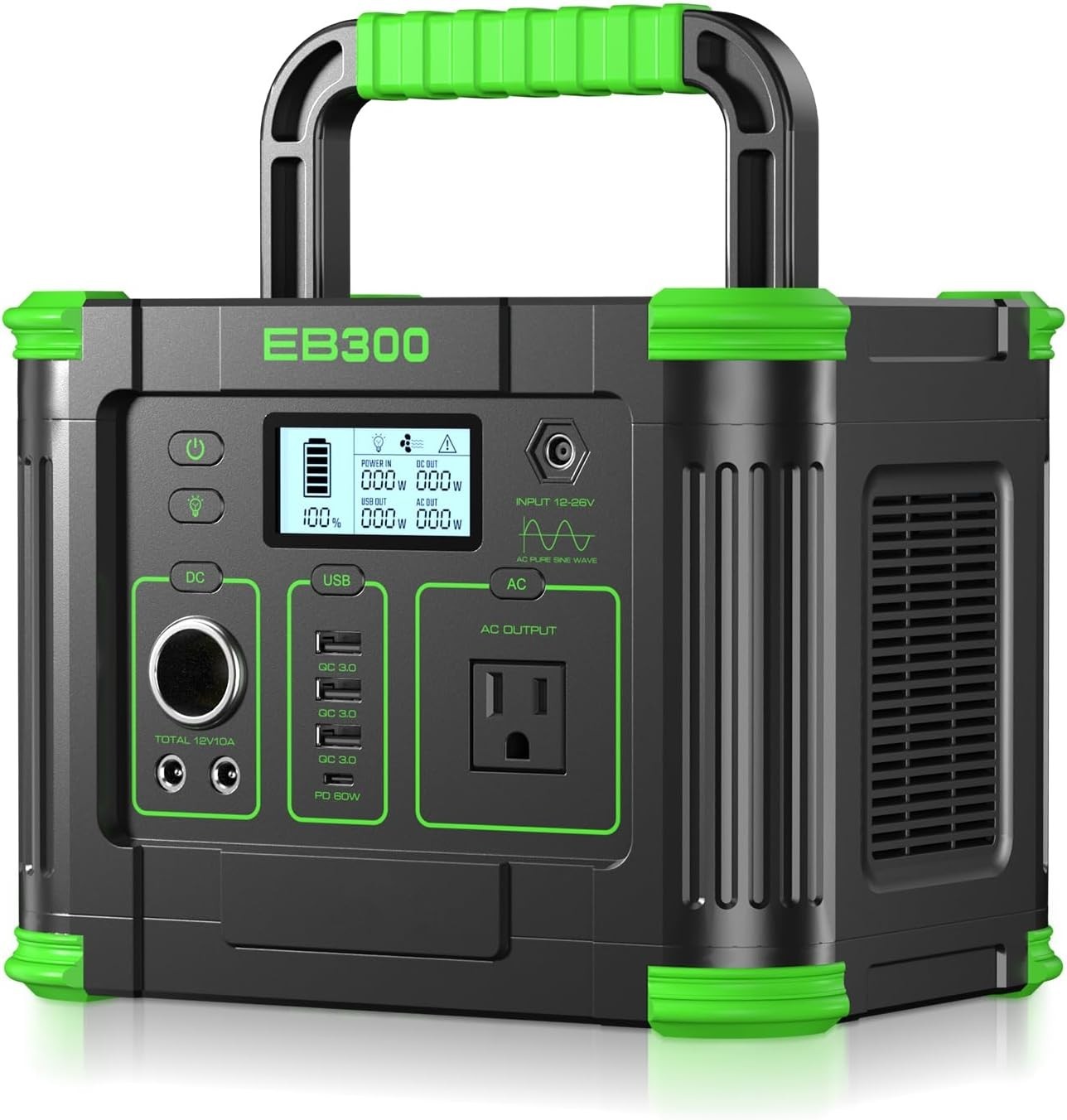 Portable Power Station 330W – Solar Generator Blackout