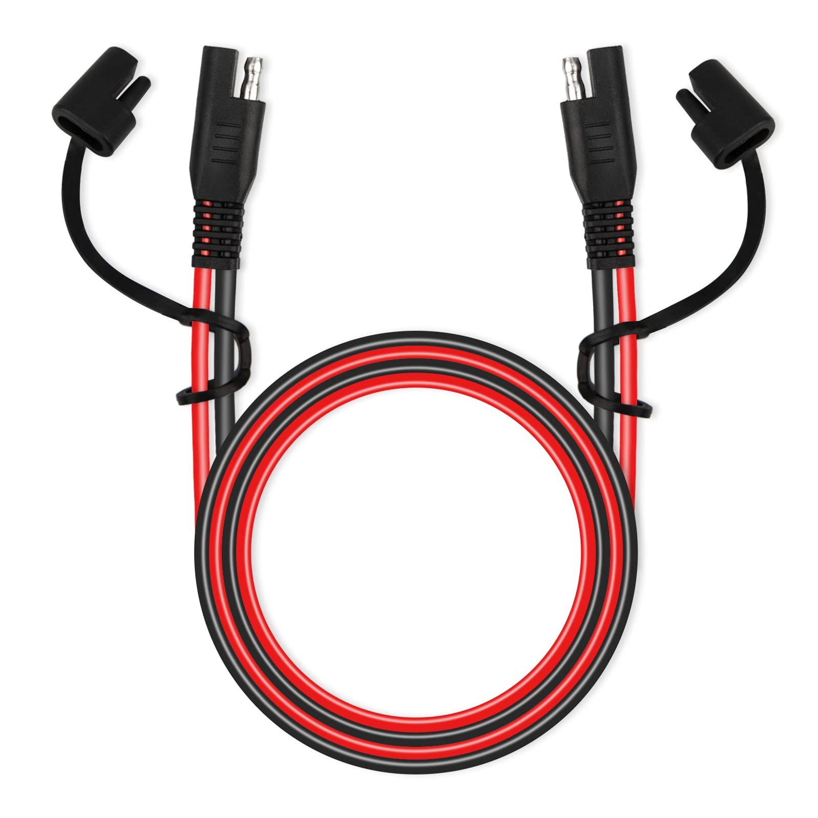 SAE Extension Cable, 4FT 16AWG Battery Connector, 16AWG*4FT, Red