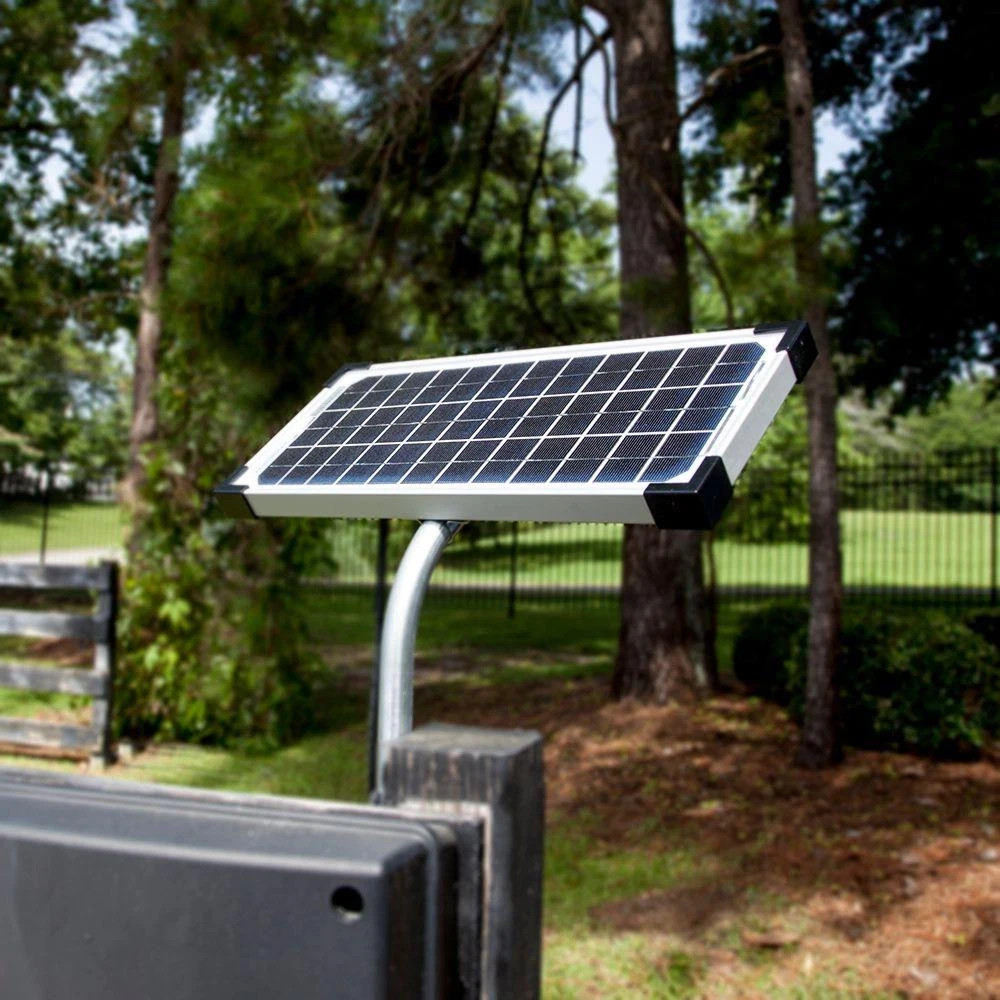 Mighty Mule FM123 Solar Panel Kit (10 Watt Gate Opener Accessory) NEW