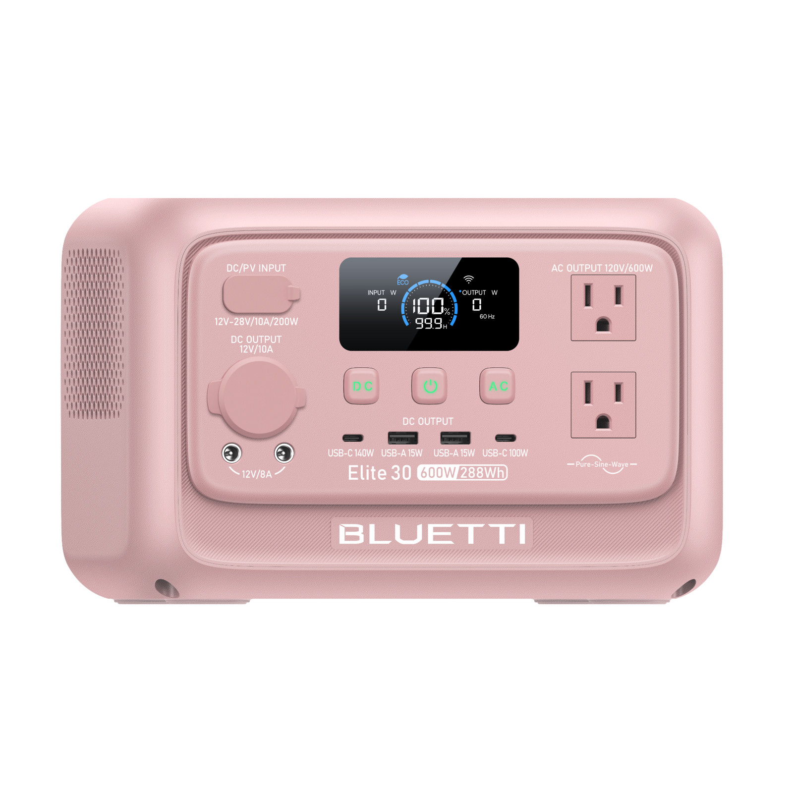 BLUETTI Elite 30 V2+100W Solar Panel 288Wh Portable Power Station LFP for Trip