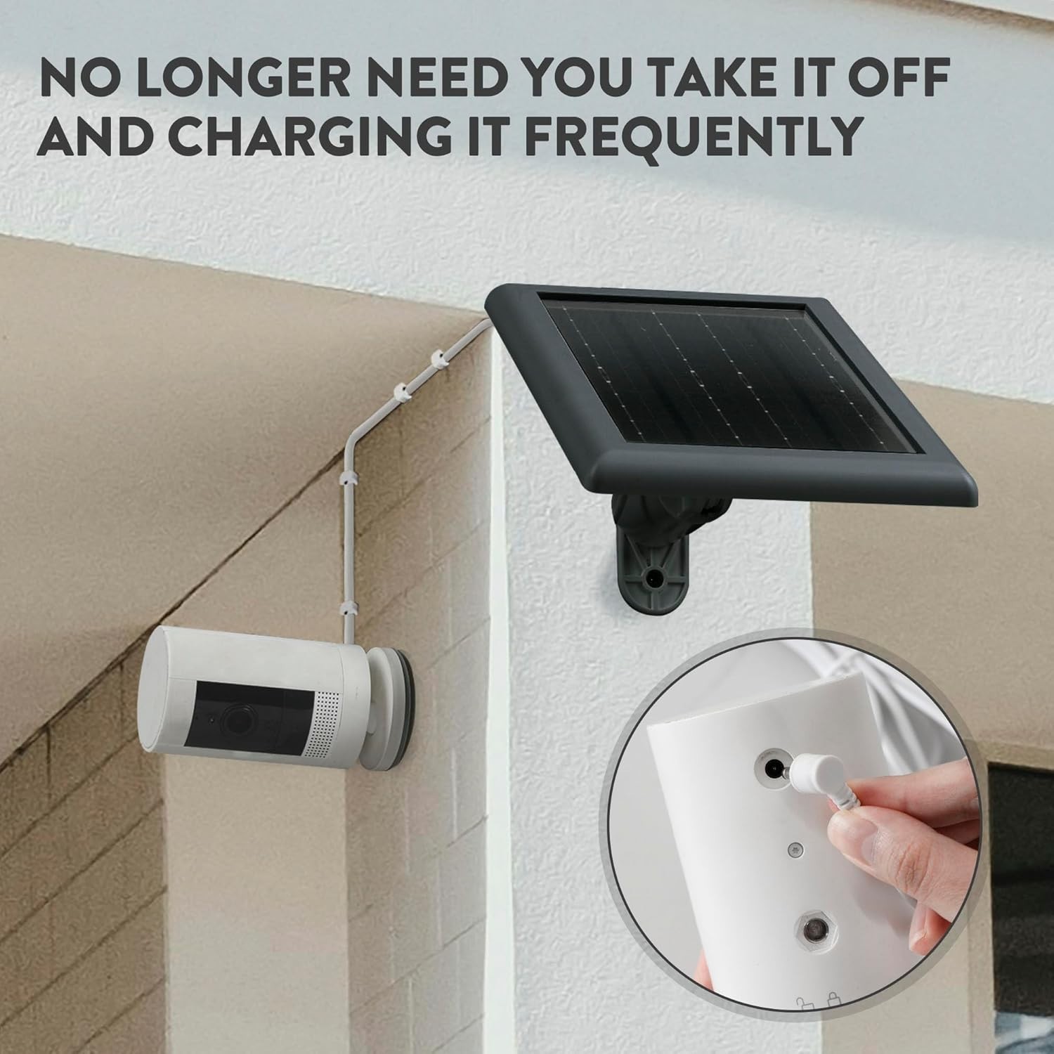 Versatile 5W Ring Solar Panel Charger with Mounting Bracket – Eco-Friendly