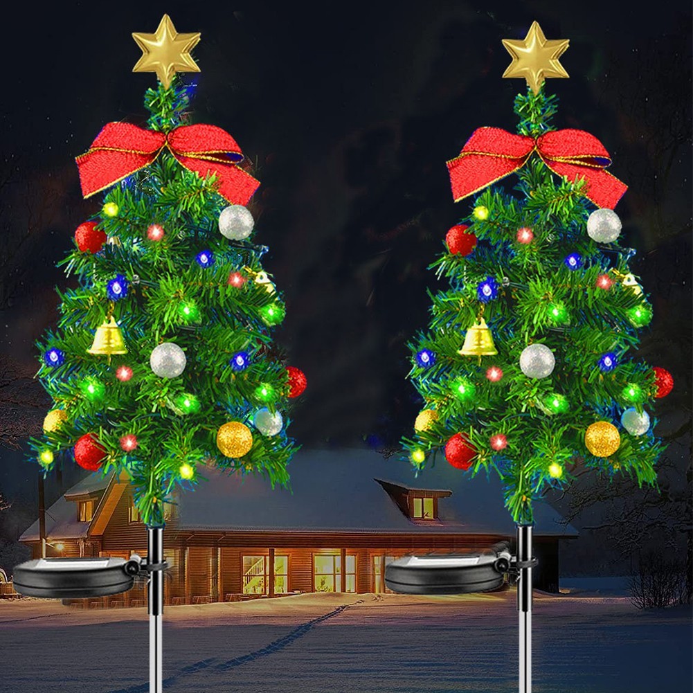 Solar LED Xmas Tree Lights Long lasting and Energy efficient Illumination