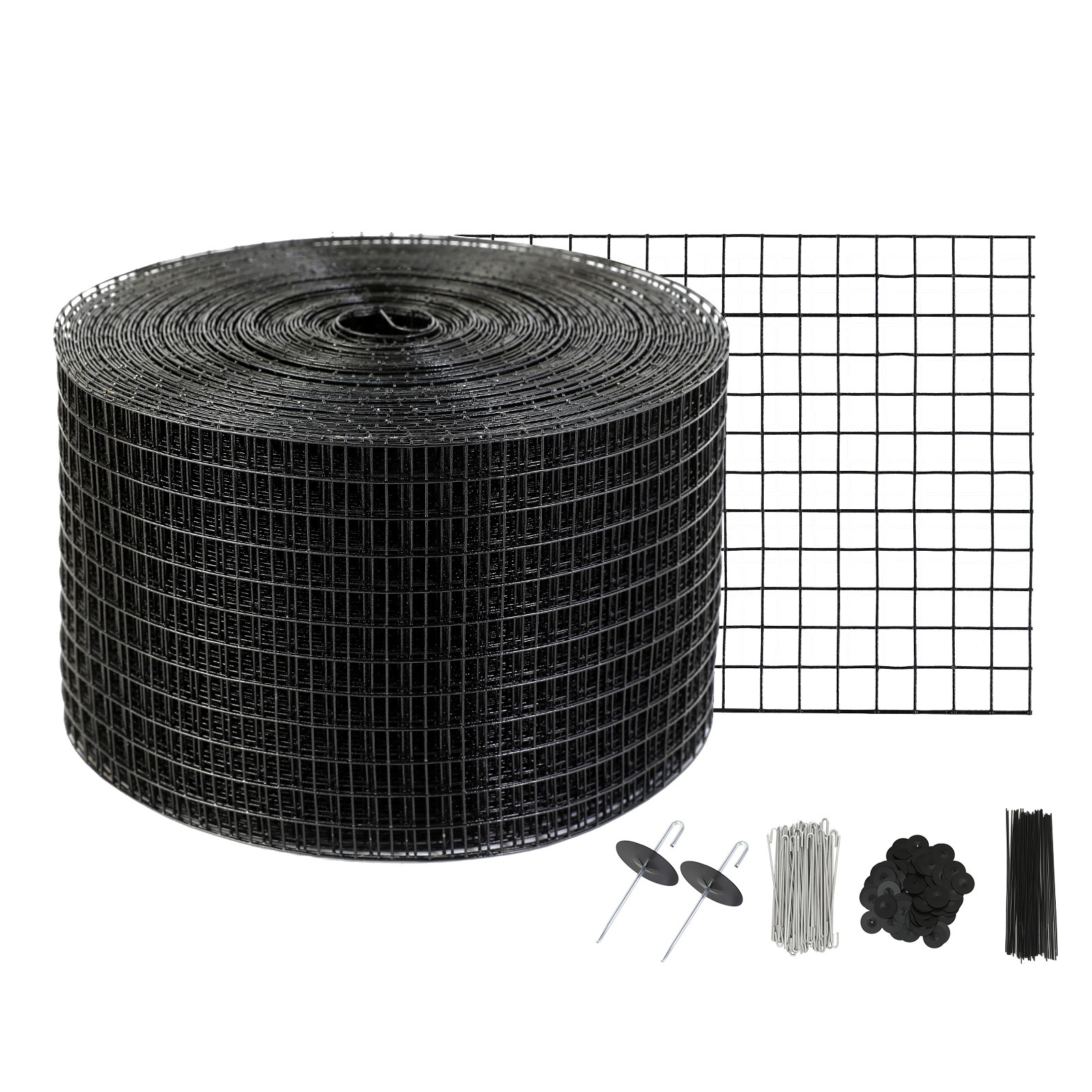 VEVOR 8in x 100ft Solar Panel Bird Guard Critter Guard Roll Kit 100pcs Fasteners
