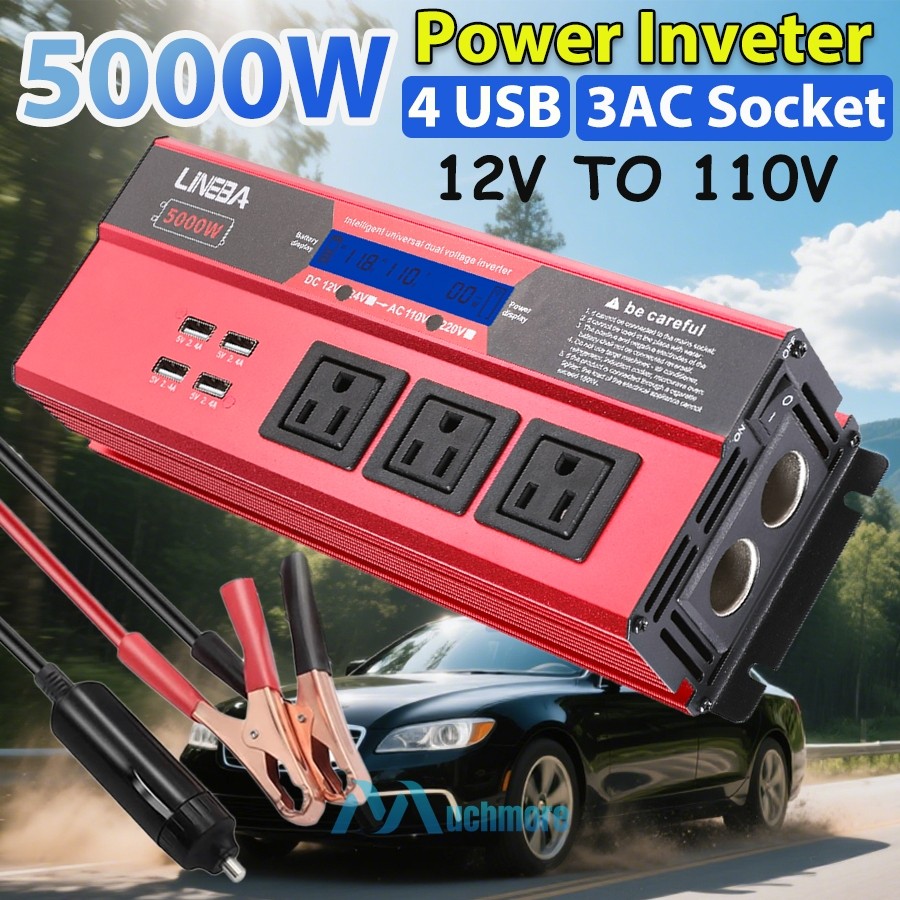 100W 200W 12V Complete Solar Power Kit Solar Panels Battery Controller Inverter