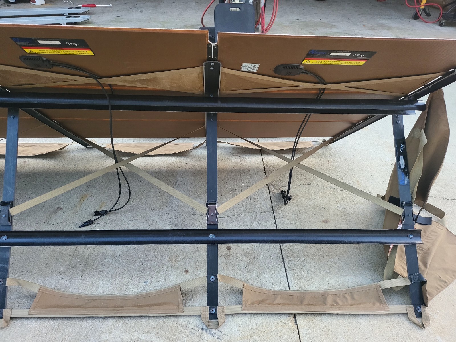 Nishati Portable Expedition Solar Array 420 Watt Military Surplus Free Ship