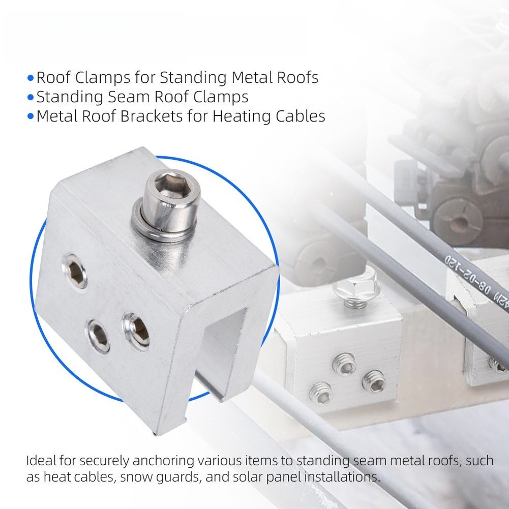 Standing Seam Clamps Aluminum Alloy Construction For Solar Panel Systems