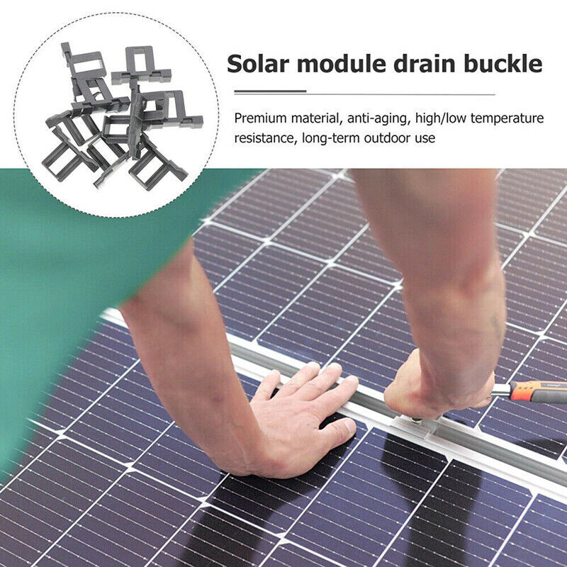 30/35/40mm Solar Panel Photovoltaic Frame Water Drain Water Diversion Clips