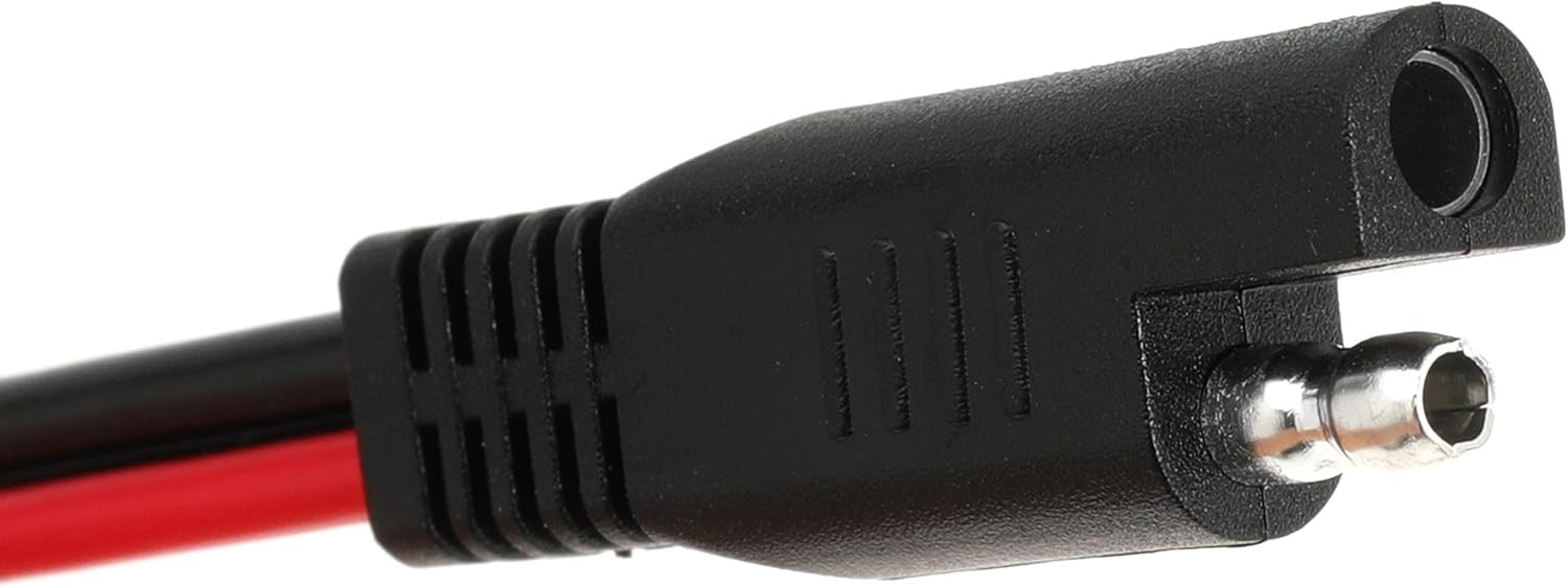 Versatile 12in SAE Extension Cable with Dual 2-Pin Connector for Multiple Uses