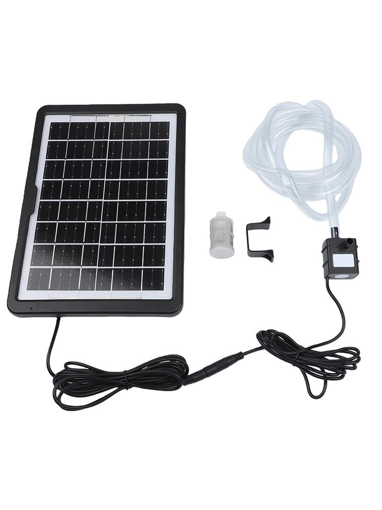 Adjustable 6W9V Solar Water Pump Perfect for Outdoor Use in Ponds and Aquariums