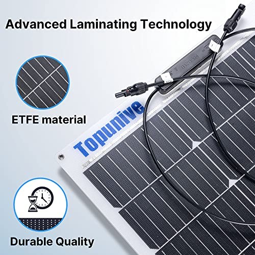 2PCS 100W 12V Solar Panel 9BB Monocrystalline Cell 12 Volt Semi 2x100W Flexible