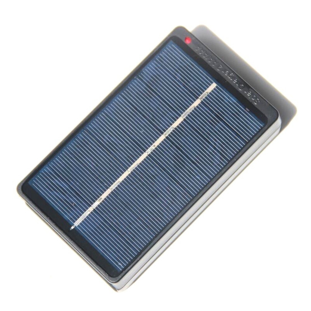 1W 4V Solar Panel Charger Box for AA AAA Rechargeable Cells with LED Light