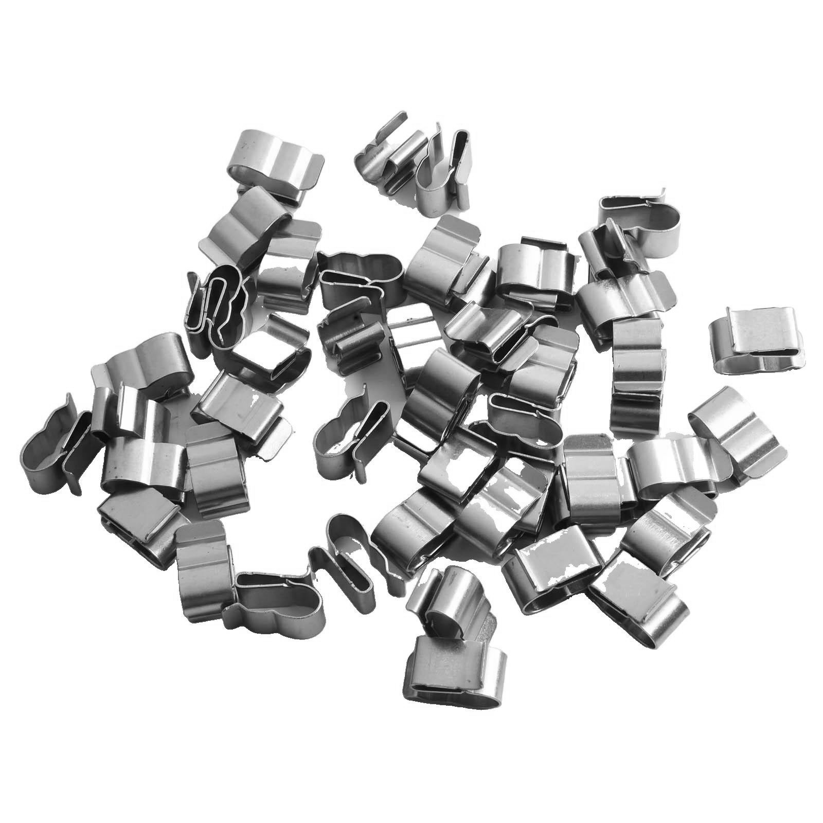 Space-saving Home Use Office Use Stainless Steel Cable Clips Abundant Quantity