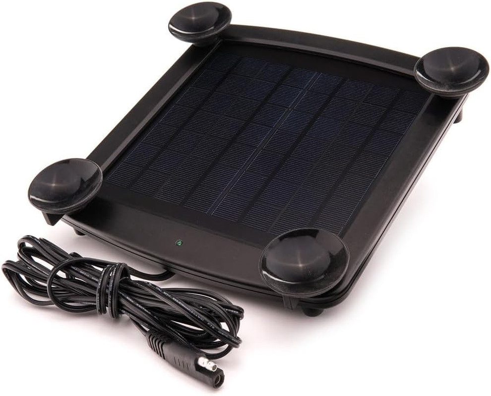 5 Watt Solar Panel 12V Battery Charger with Charge Controller – IP67 Weatherproo
