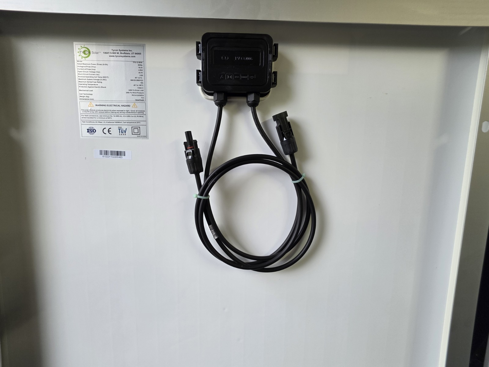Tycon Power Systems TPS-12-85W 85W 12V Solar Panel *BRAND NEW*