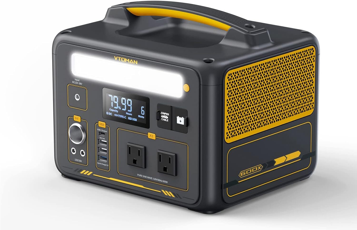 VTOMAN Jump 600X/1500X/1800 FlashSpeed 1000/1500 Portable Power Station