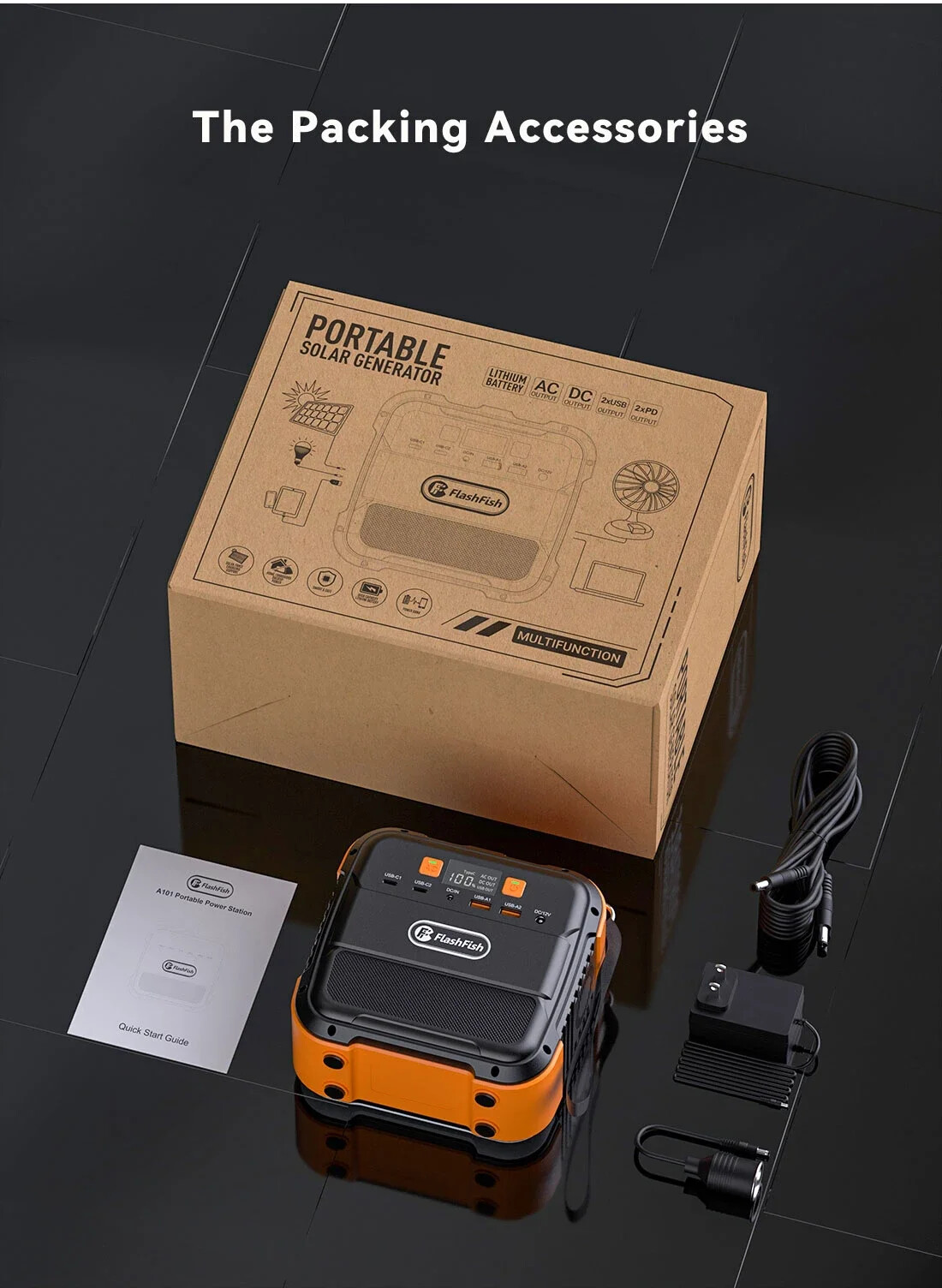 98Wh/26800mAh 120W Portable Power Station Mobile Supply Solar Generators Battery