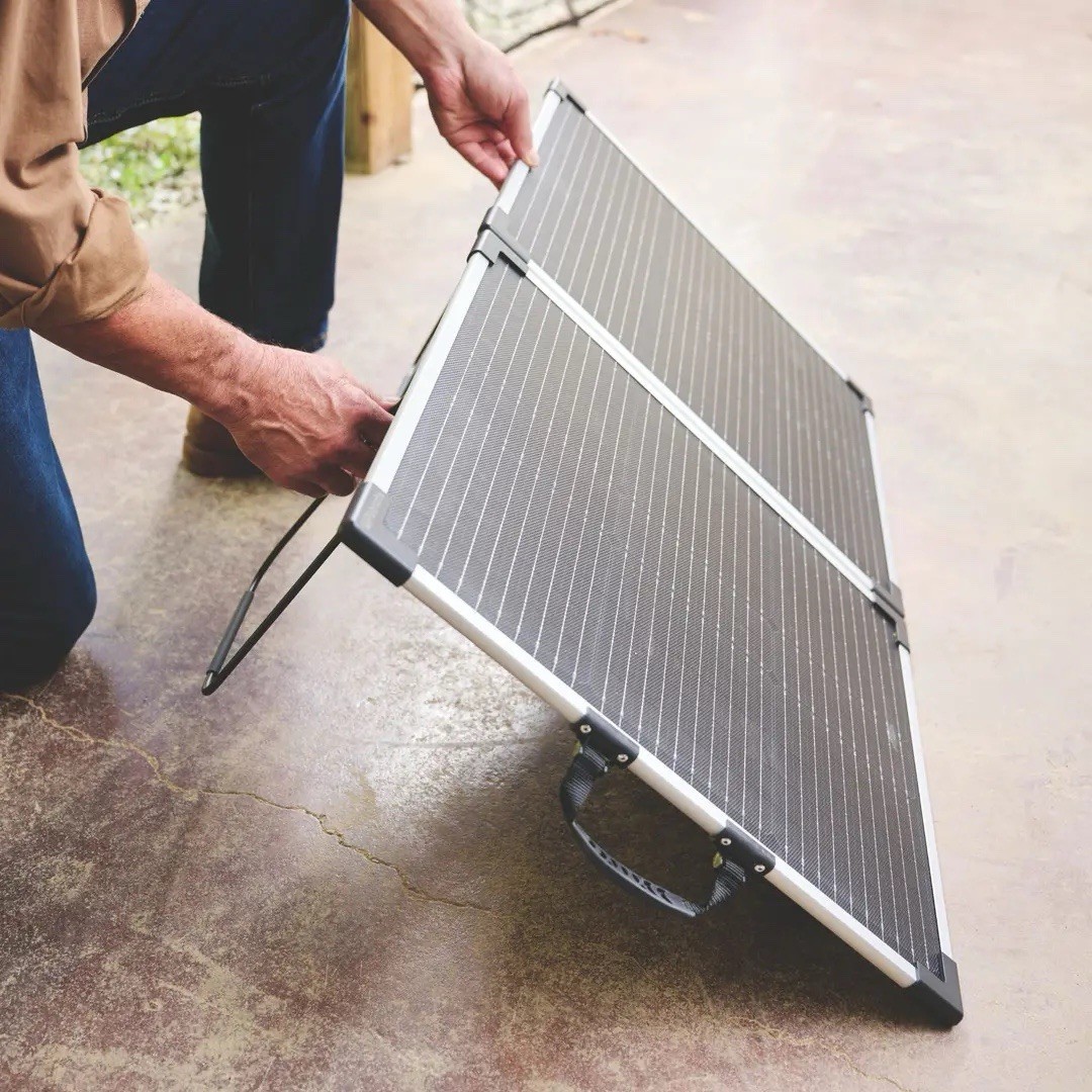 4Patriots 100W Solar Panel Portable Off-Grid Power Emergency Preparedness New
