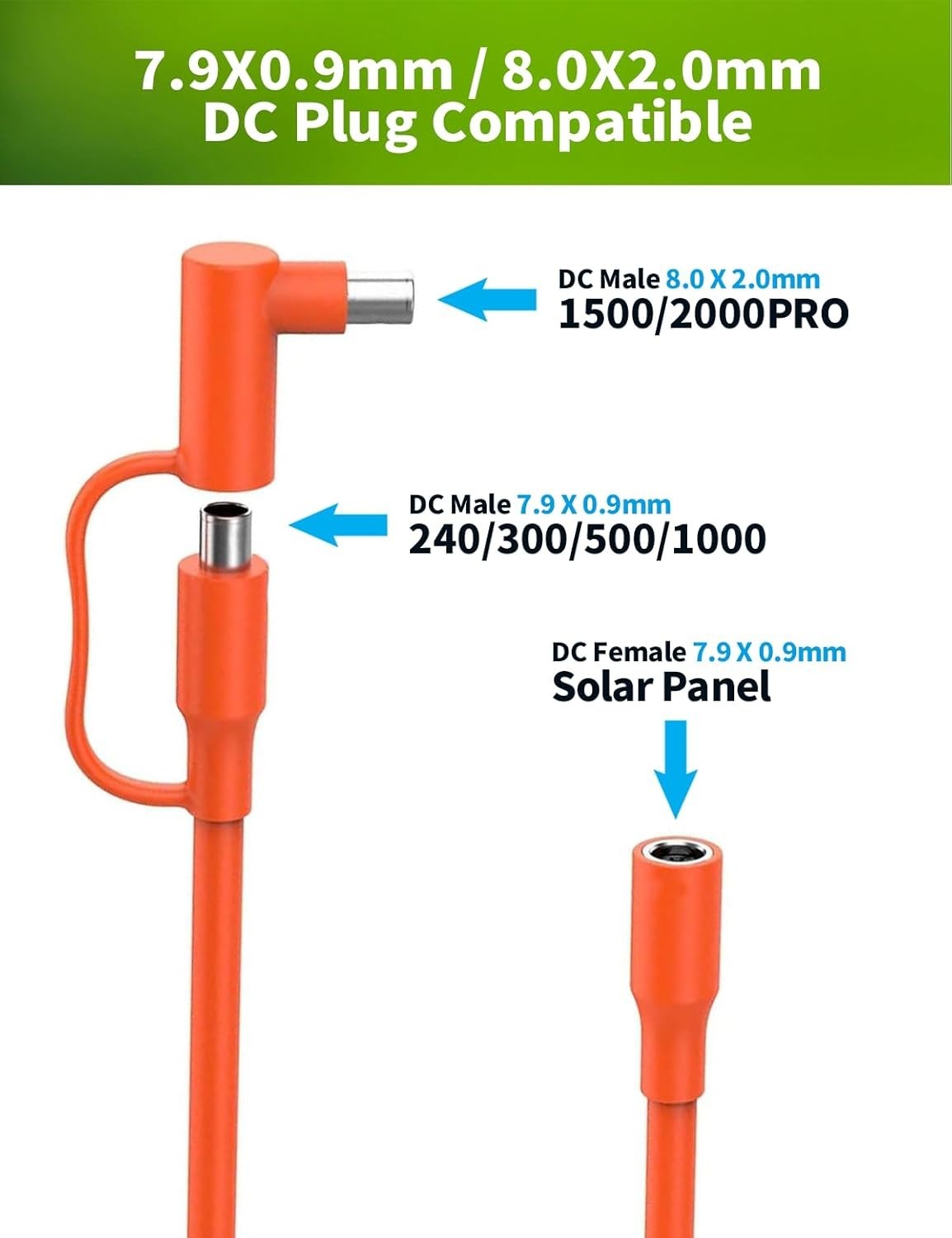 Reliable 30FT Solar Extension Cable for Outdoor Power – Quick Plug & Play Setup