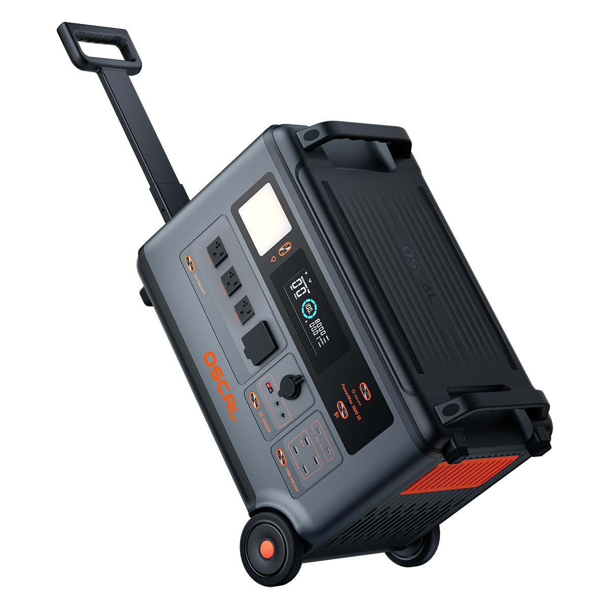 Blackview OSCAL PowerMax 3600W Portable Power Station 3600Wh 3x 200W Solar Panel
