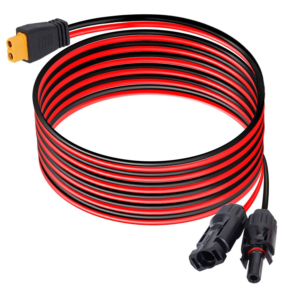 10FT XT60 to Solar Panel Connector Extension Adapter Cable Solar Charging Cable