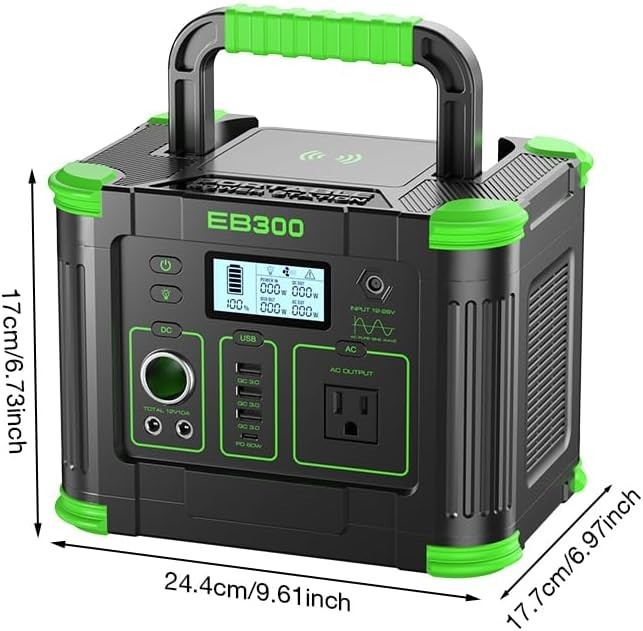 Versatile 288Wh Power Station with Multiple Outputs