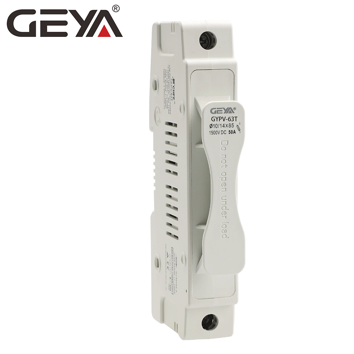 GEYA Solar PV Single Pole 40/50Amp 14*85mm 20kA 1500DC Fuse&Holder DC Protection