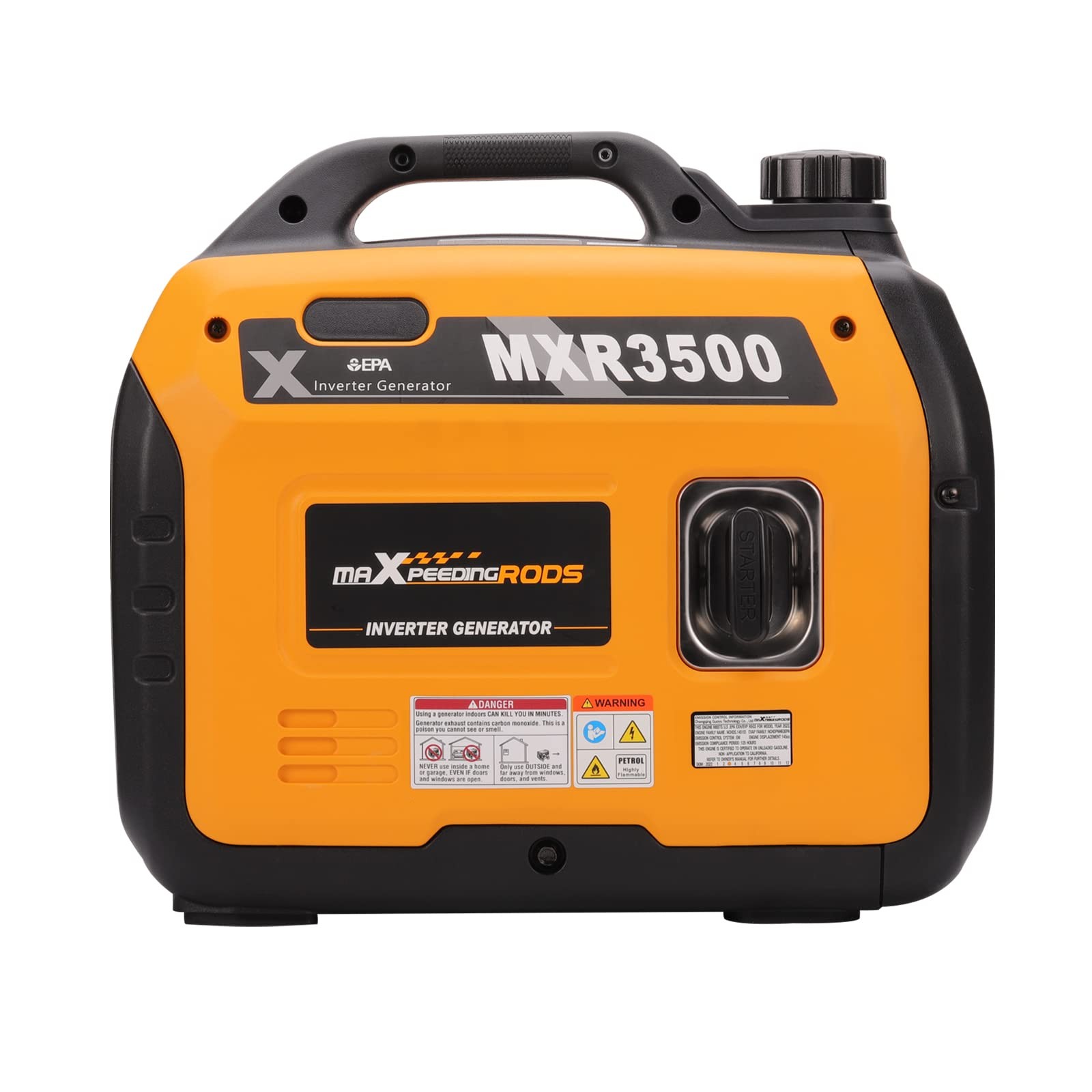 maXpeedingrods 3400 Watt Portable Inverter Generator Gas Powerd, Compact and …