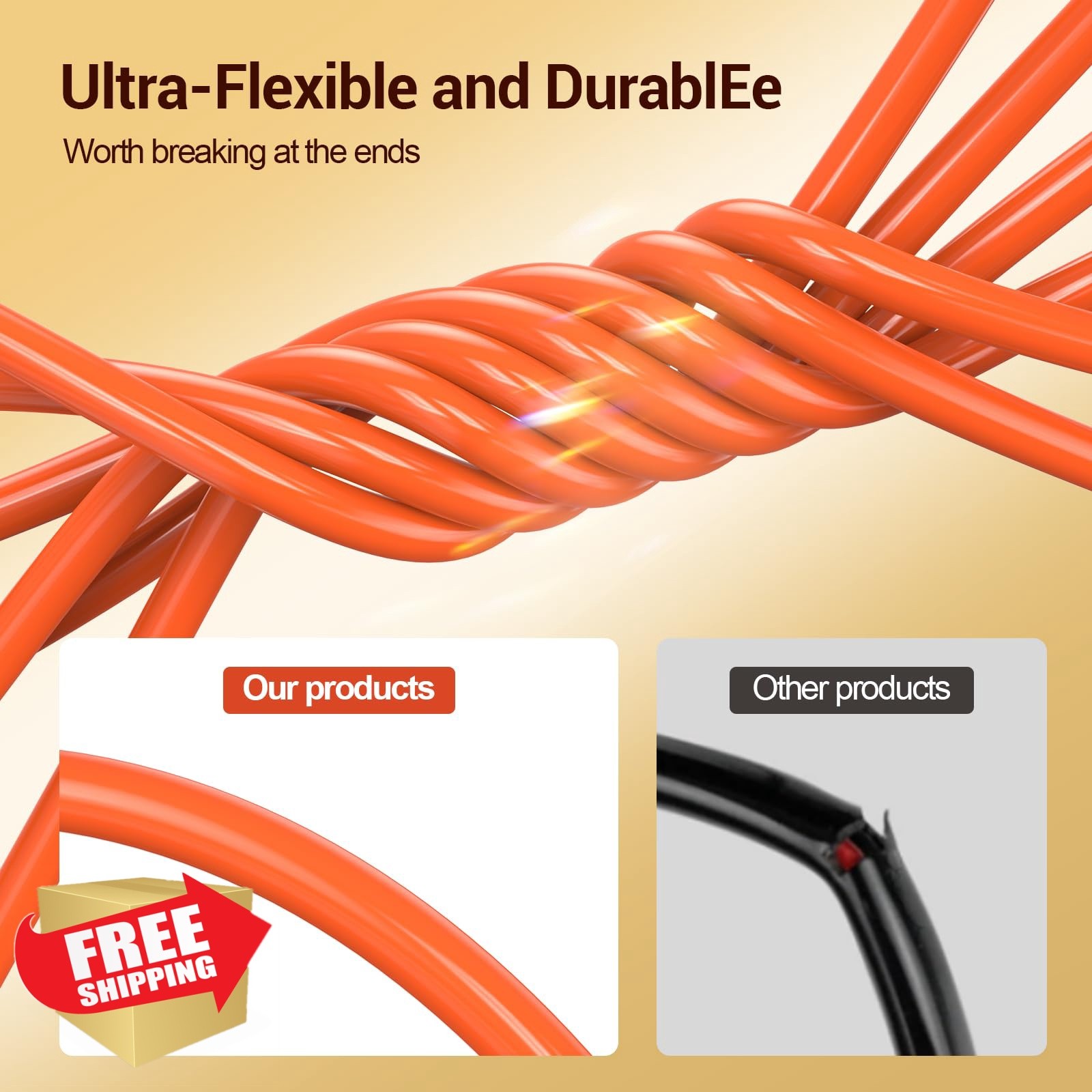 Bateria Power Solar Extension Cable 14AWG 10FT RV Generator