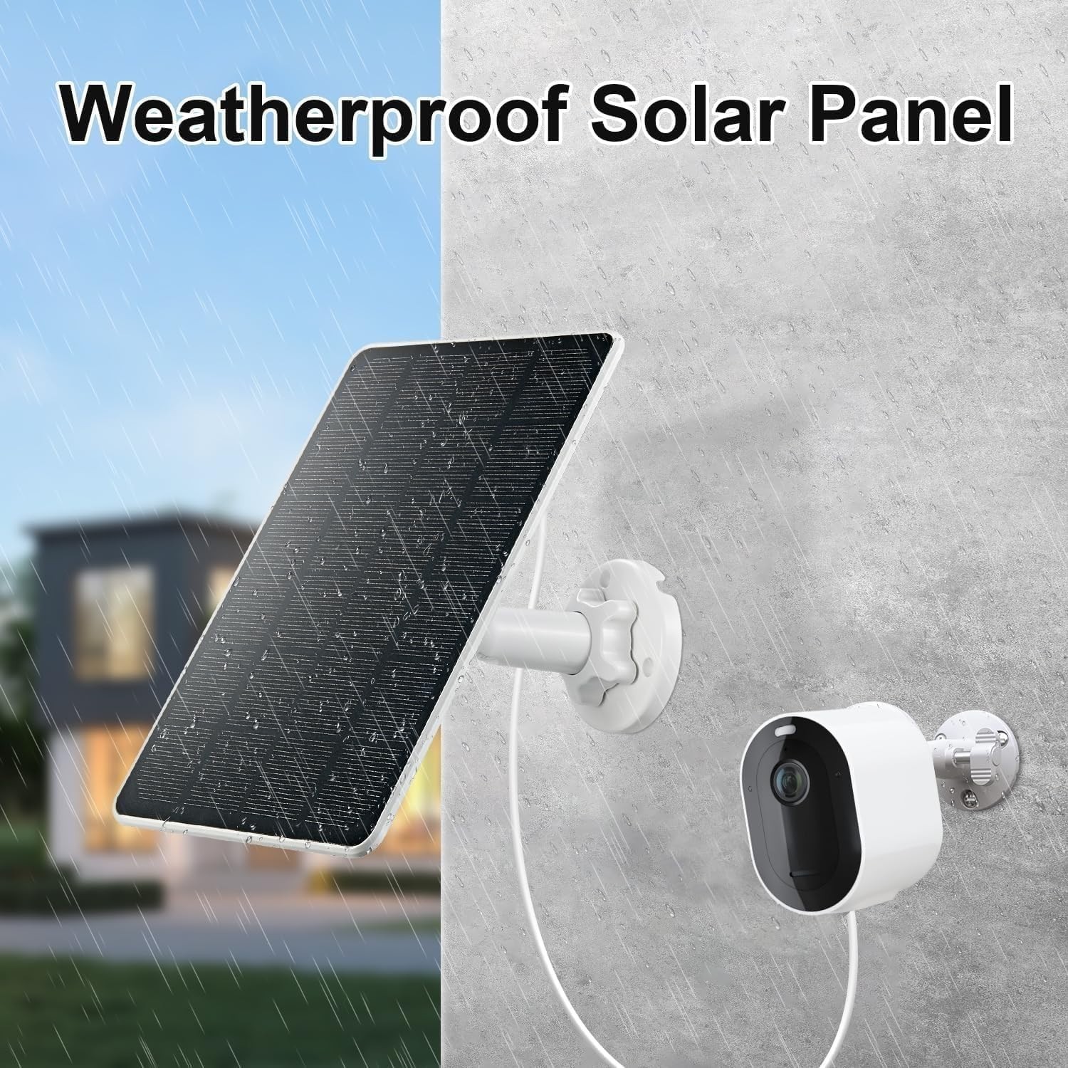 Solar Panel Charger for Arlo Essential,2K Outdoor,(2nd Gen),Essential XL Camer..