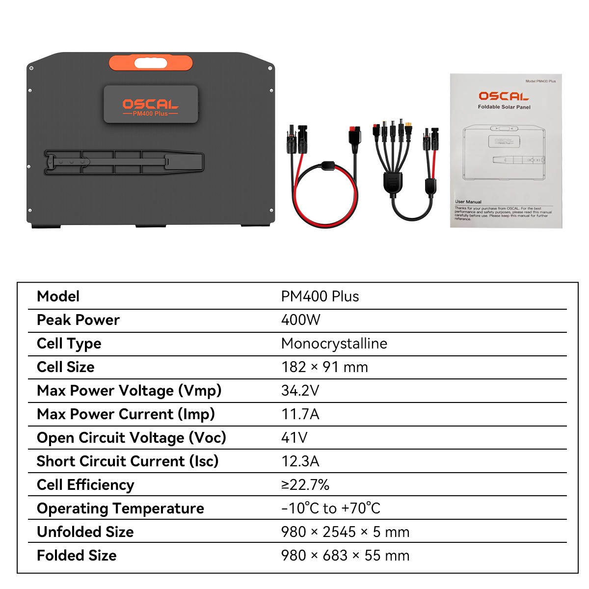 Blackview OSCAL 6000W Portable Power Station 3600Wh LiFeP04 +2x 400W Solar Panel