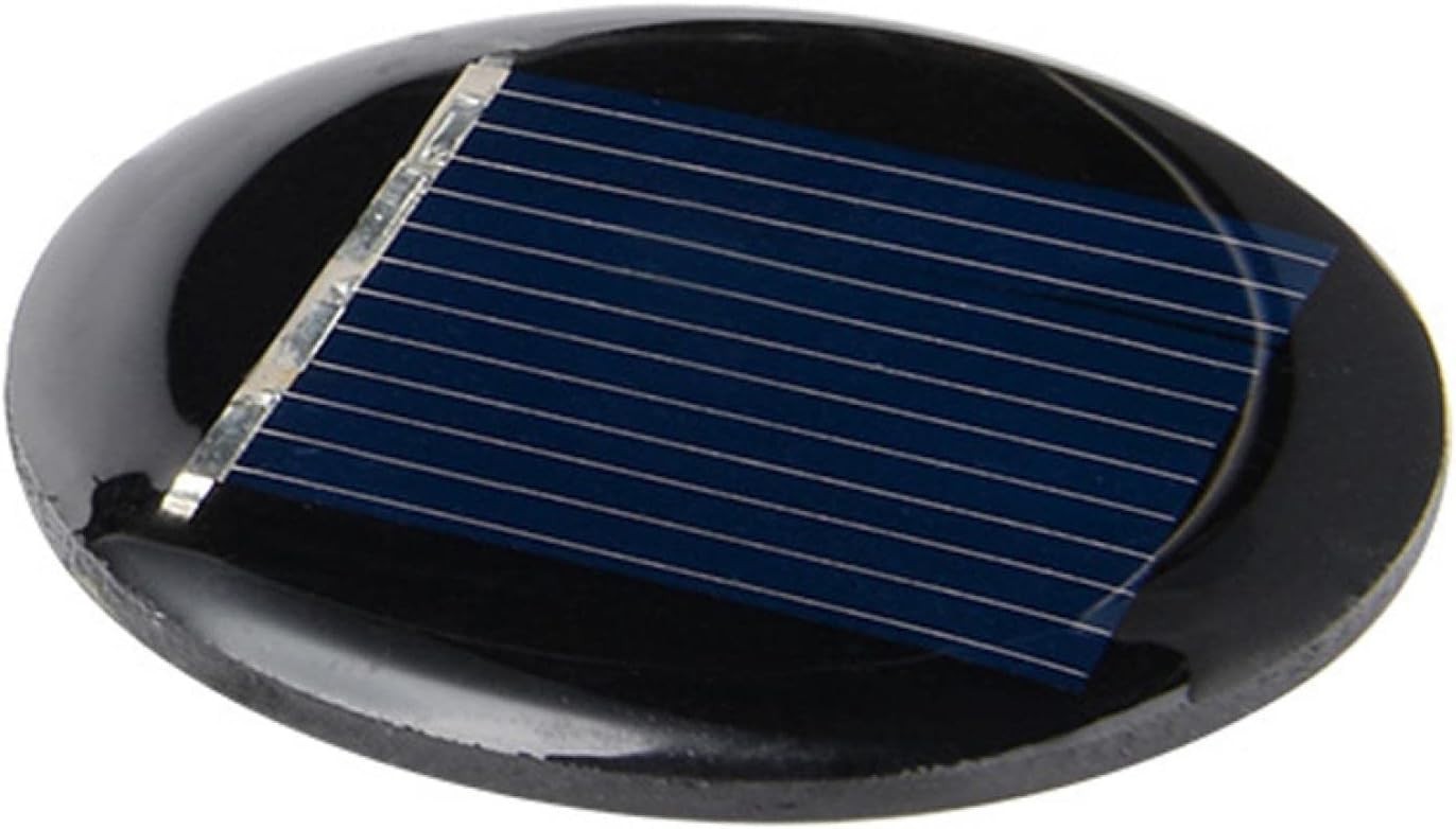 5Pcs 2V 40mA Poly Mini Round Solar Cell Panel Module DIY for Light Toys Charg…