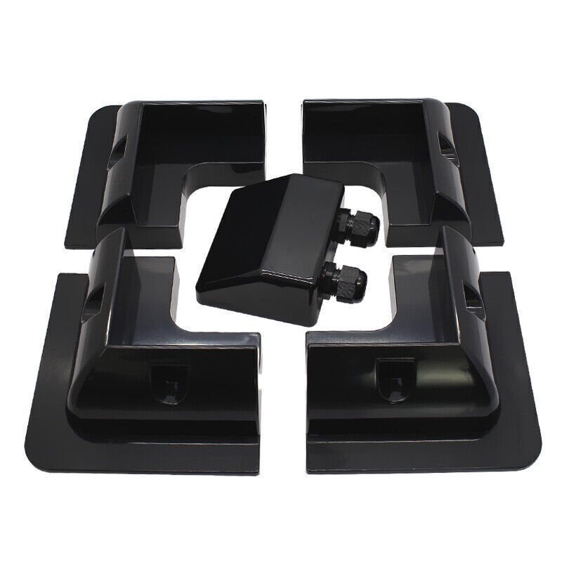 5/7pcs Set Solar Panel Corner Bracket Mounting Bracket Cable Gland for Campervan