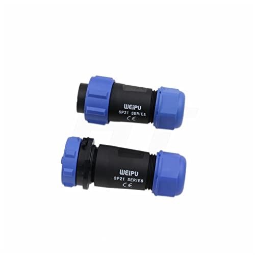 SP21 2 Pin Waterproof Aviation Circular Pair Connector 30A 12/24V 2 Pin 30A